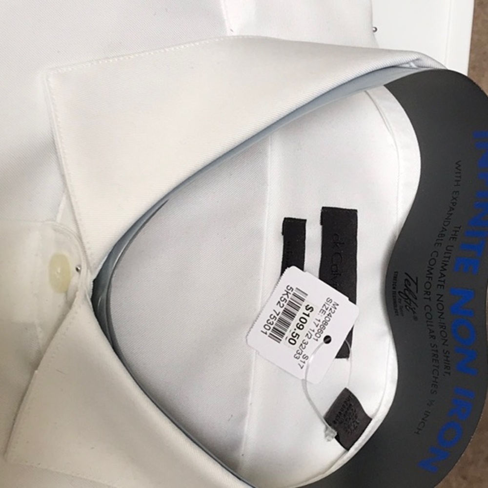 White men’s dress shirt brand new